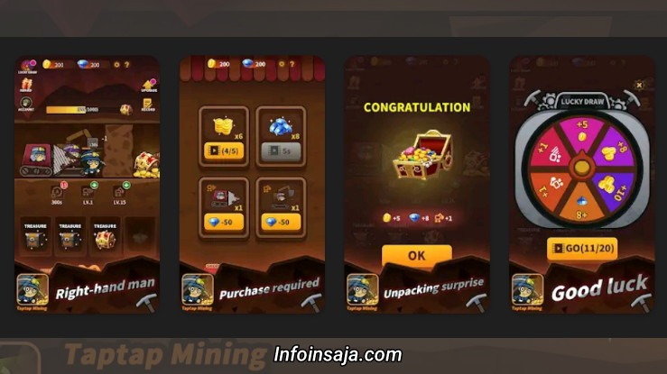 Download Tap Tap Mining v1.1.8 Mod Apk