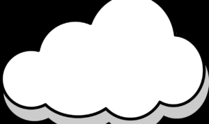 Clipart - Isometric Cloud Base Clipart - Isometric Cloud Base